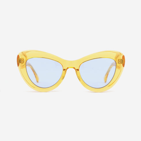 Cat - Eye and Vintage Acetate Female Sunglasses 22A8053